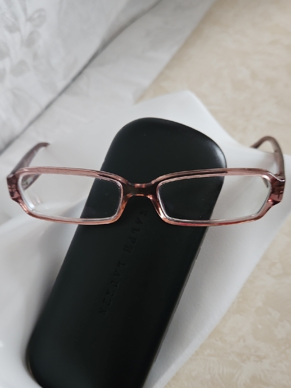 Polo Ralph Lauren Eyeglasses & Hard Case.